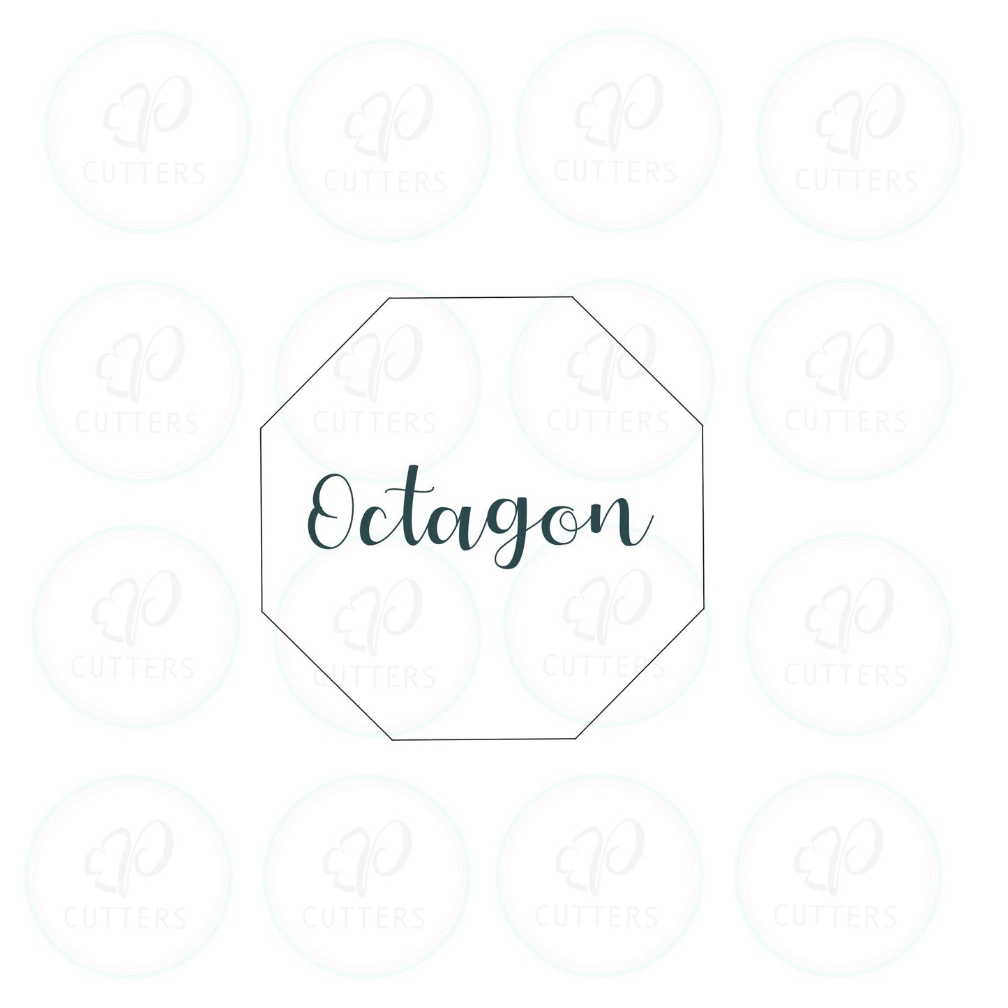 Octagon Cookie Cutter - Periwinkles Cutters