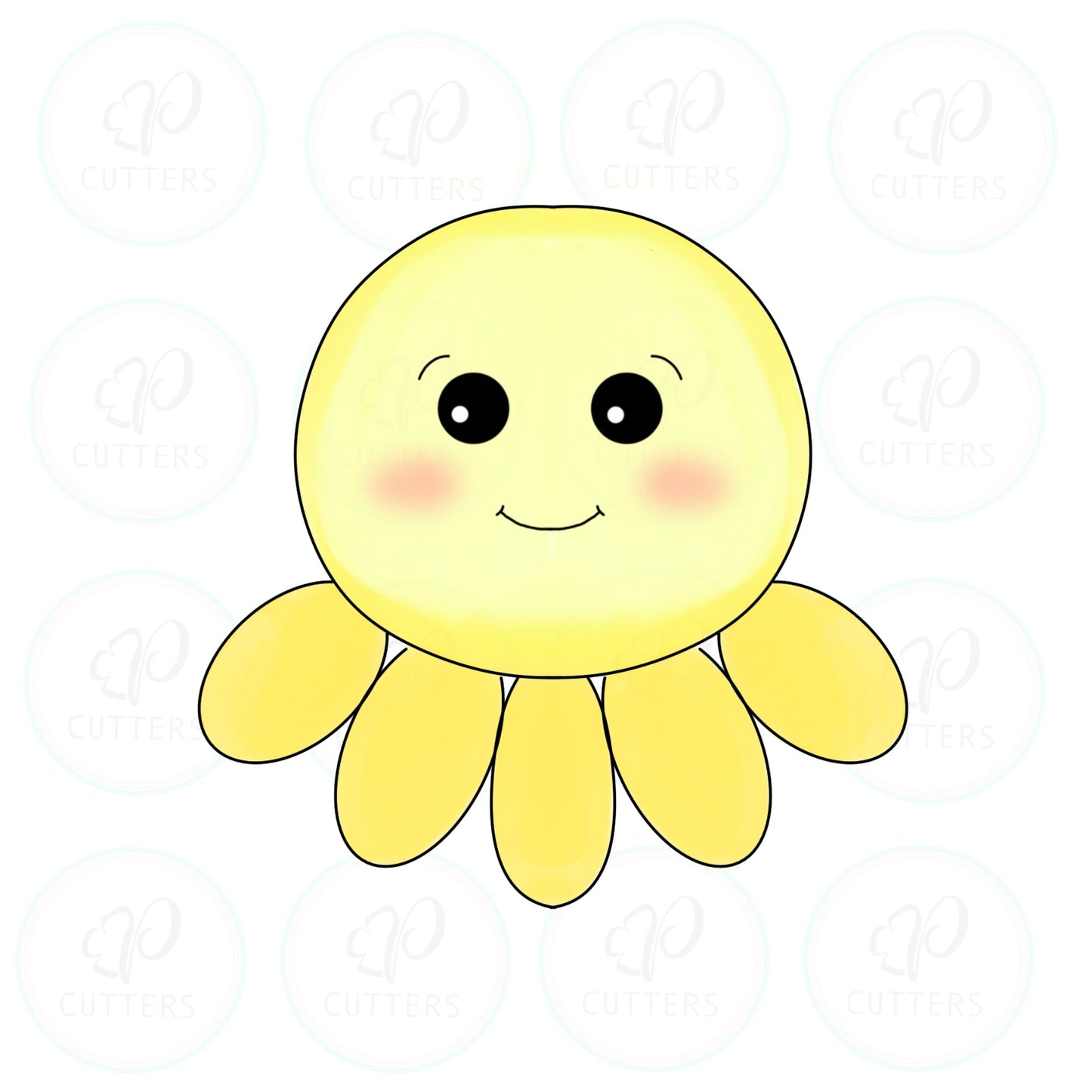 Octopus Cookie Cutter - Periwinkles Cutters