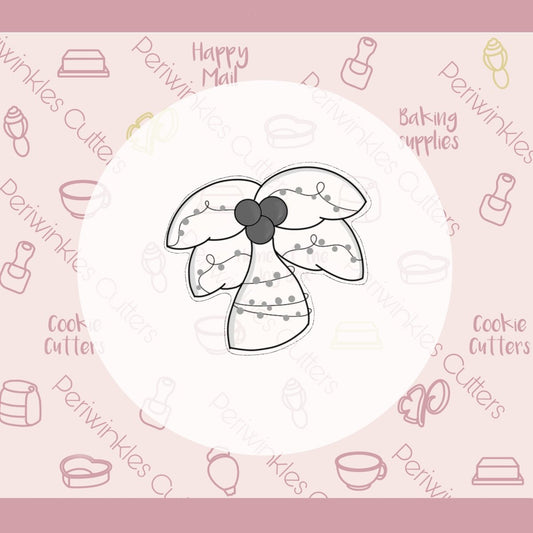 Palm Tree with Light Bulbs Cookie Cutter - Periwinkles Cutters