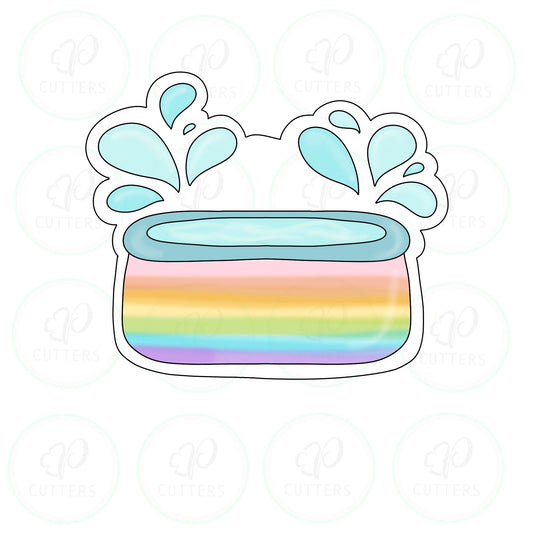 Patio Pool Cookie Cutter - Periwinkles Cutters