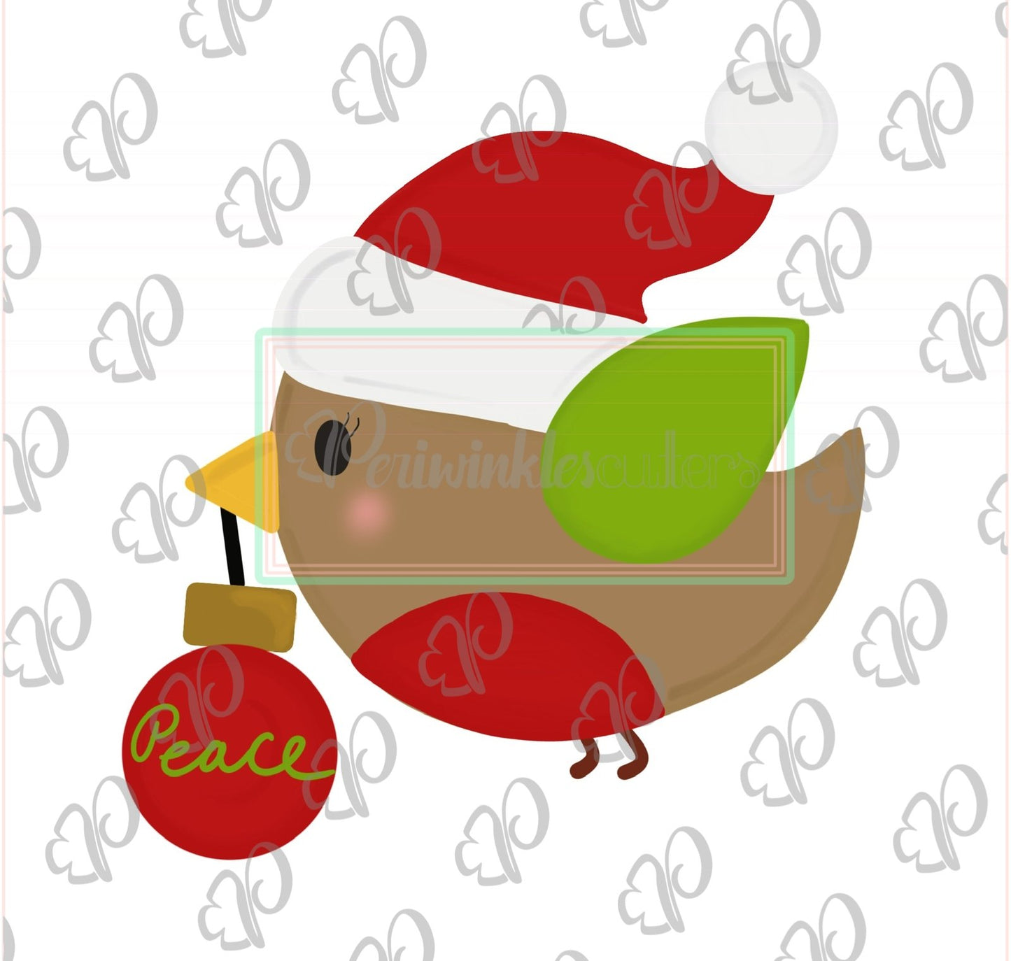 Peace Cozy Bird Cookie Cutter - Periwinkles Cutters