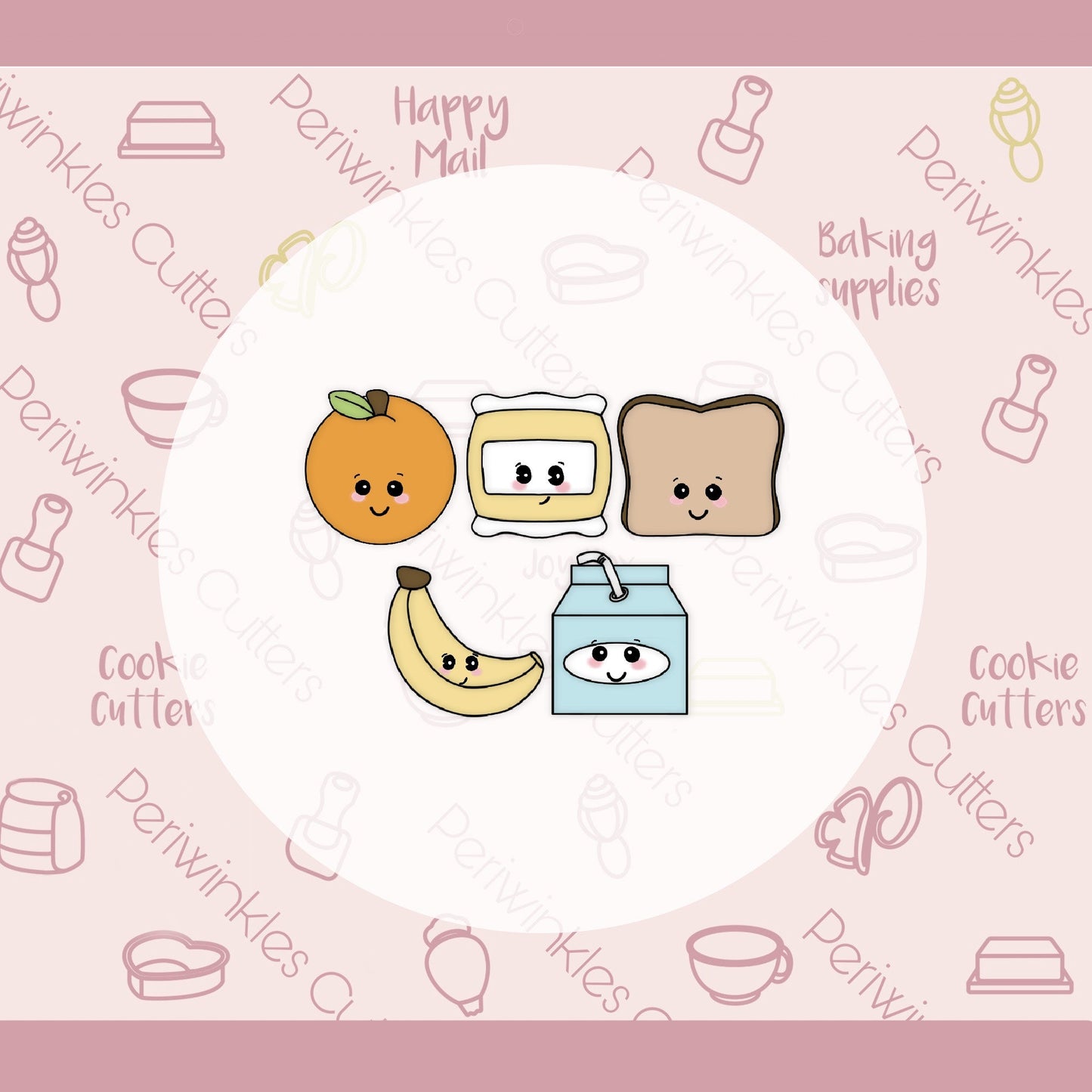 Peanut Butter and Jelly Sandwich Cookie Cutter - Periwinkles Cutters