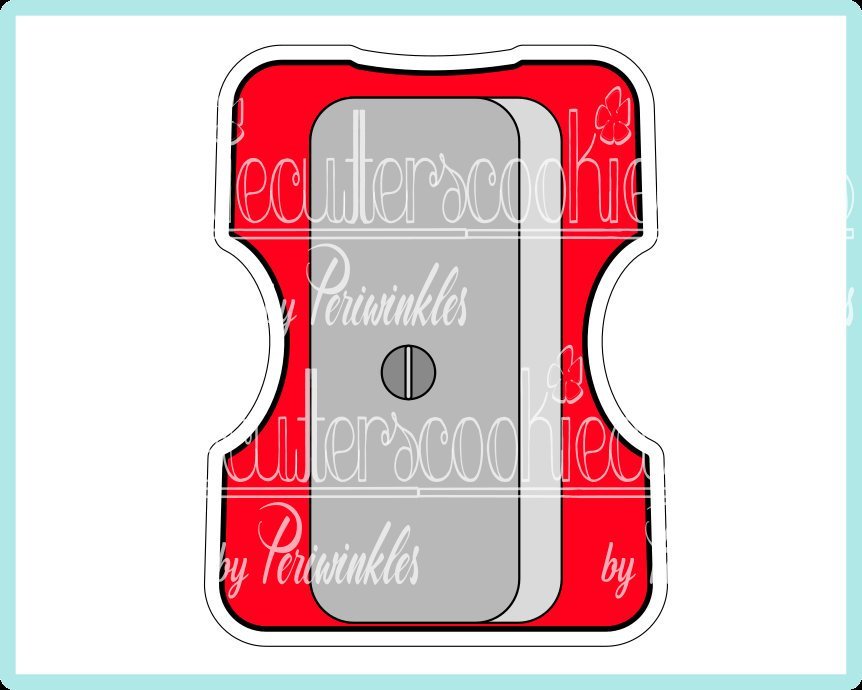 Pencil Sharpener Cookie Cutter - Periwinkles Cutters