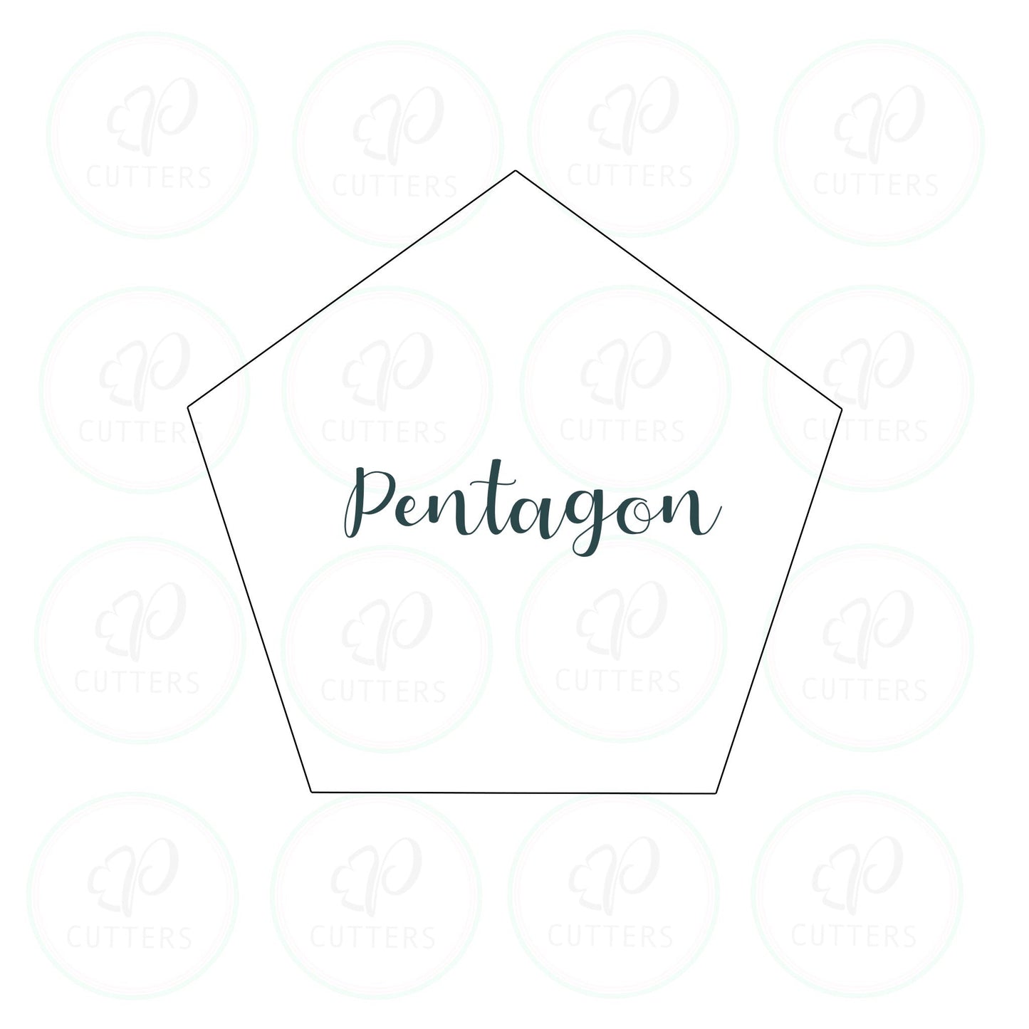 Pentagon Cookie Cutter - Periwinkles Cutters
