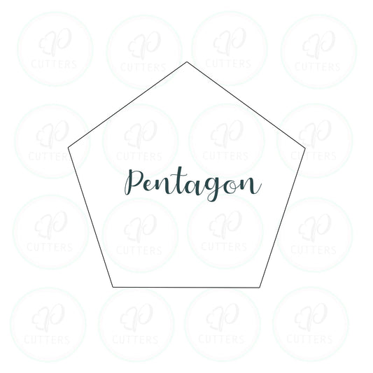 Pentagon Cookie Cutter - Periwinkles Cutters