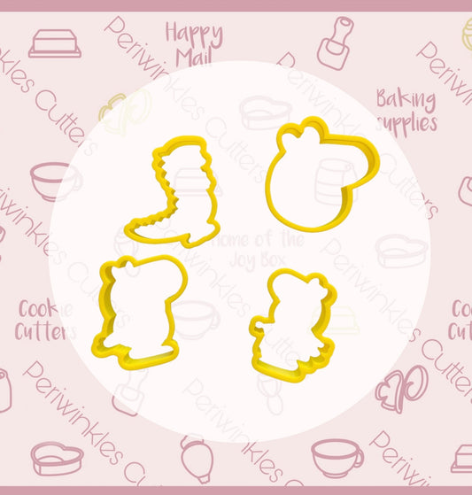 Pig Dinosaur Cookie Cutter - Periwinkles Cutters