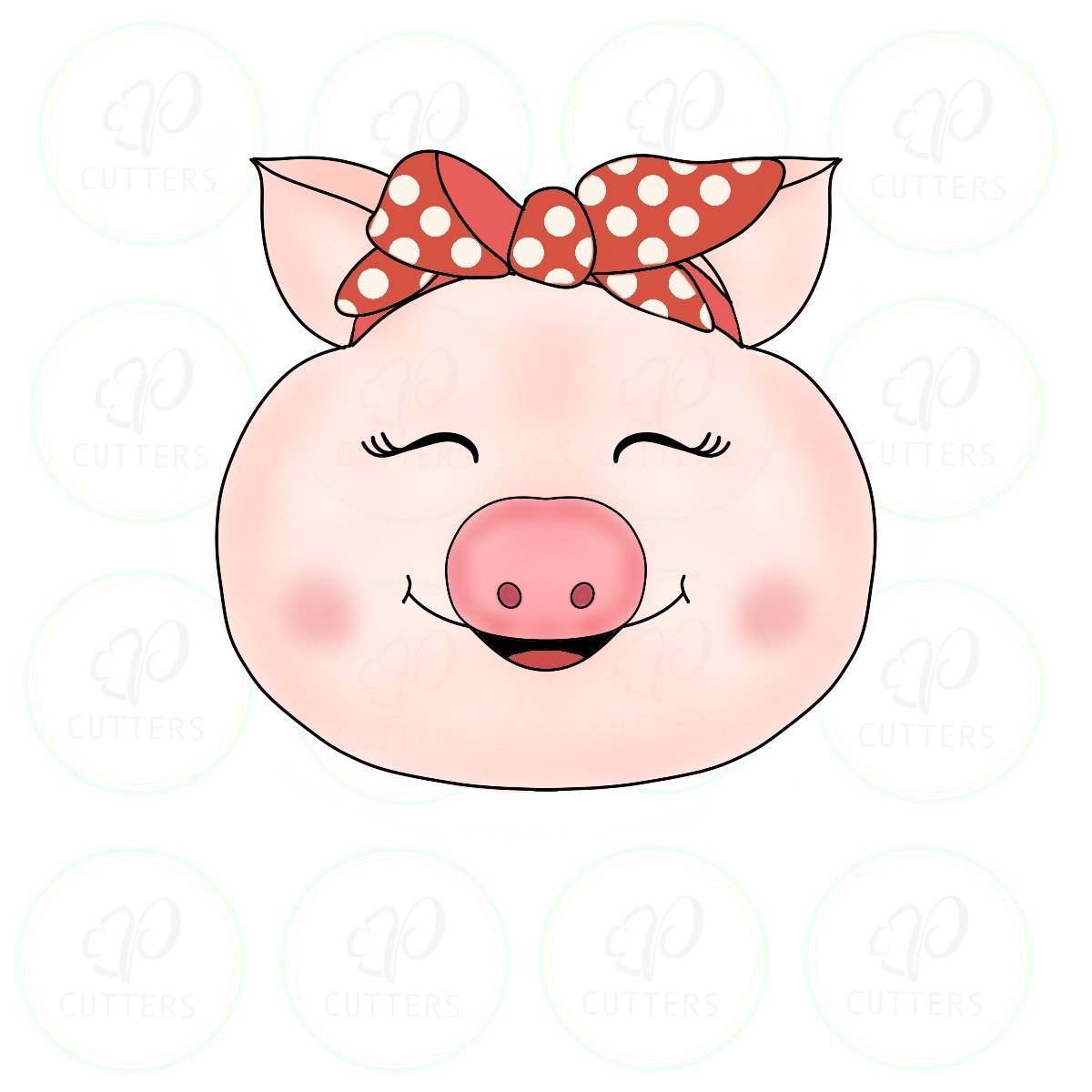 Pig Girl Cookie Cutter - Periwinkles Cutters