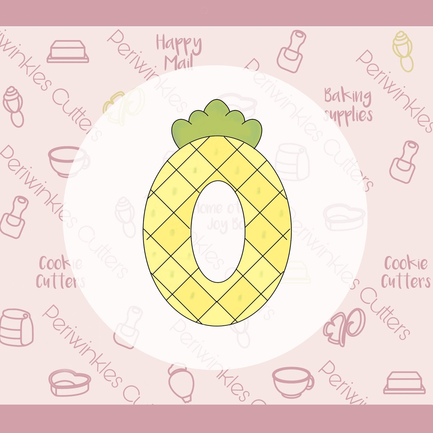 Pineapple Pool Float Cookie Cutter - Periwinkles Cutters