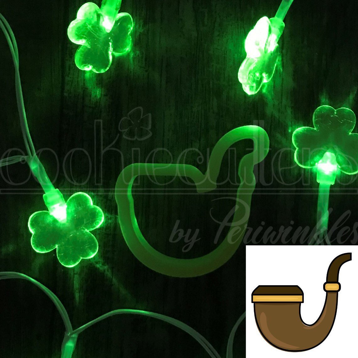 Pipe Cookie Cutter - Periwinkles Cutters