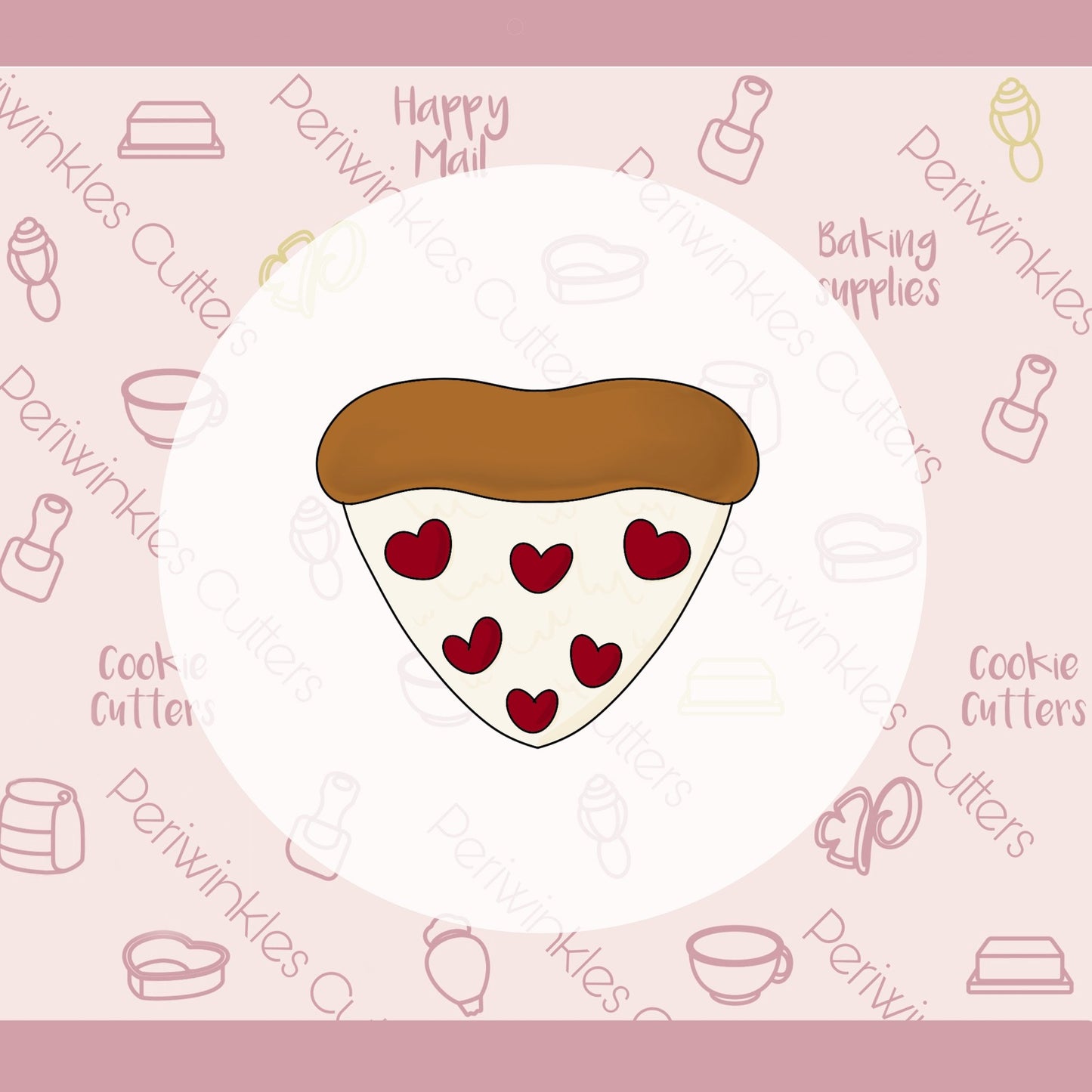 Pizza Slice 2022 Cookie Cutter - Periwinkles Cutters