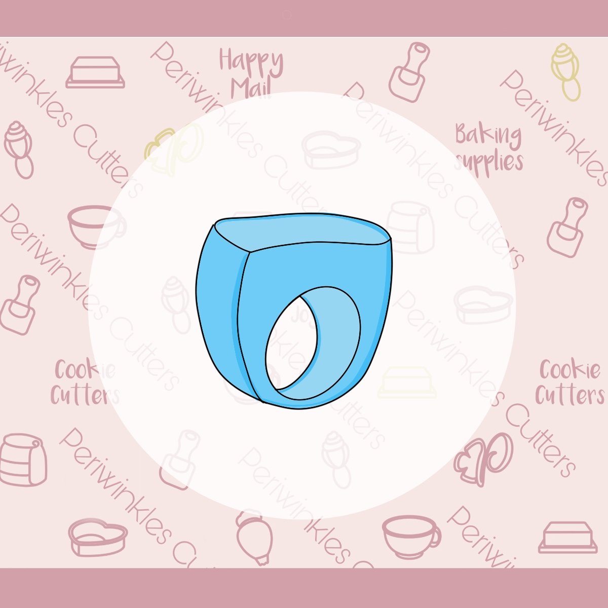 Plastic Ring Cookie Cutter - Periwinkles Cutters