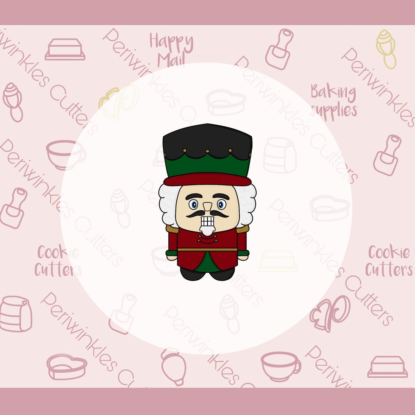 Plush Nutcracker Cookie Cutter - Periwinkles Cutters