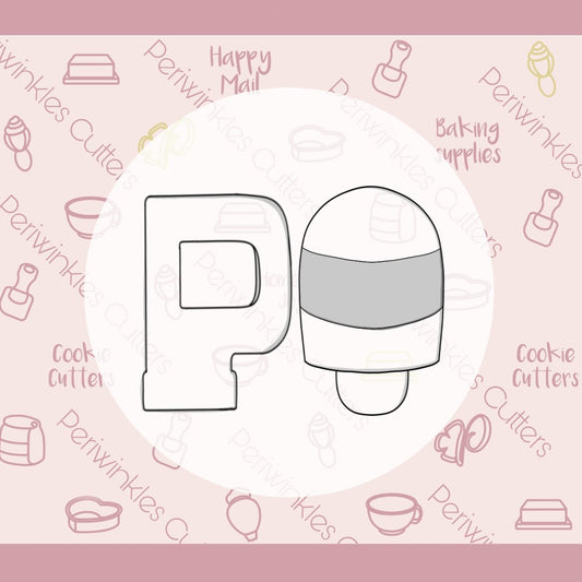 POP 2 Pieces Set Cookie Cutter - Periwinkles Cutters