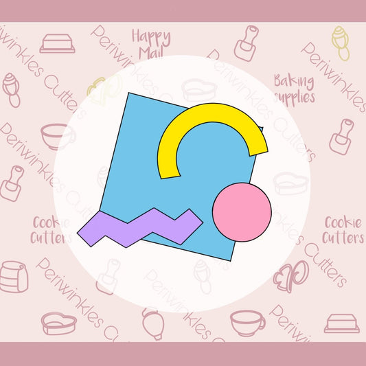 Pop Frame 90's Cookie Cutter - Periwinkles Cutters