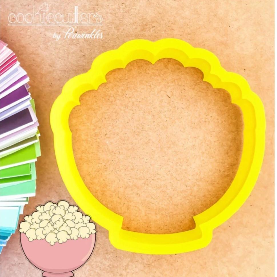Popcorn Bowl Cookie Cutter - Periwinkles Cutters