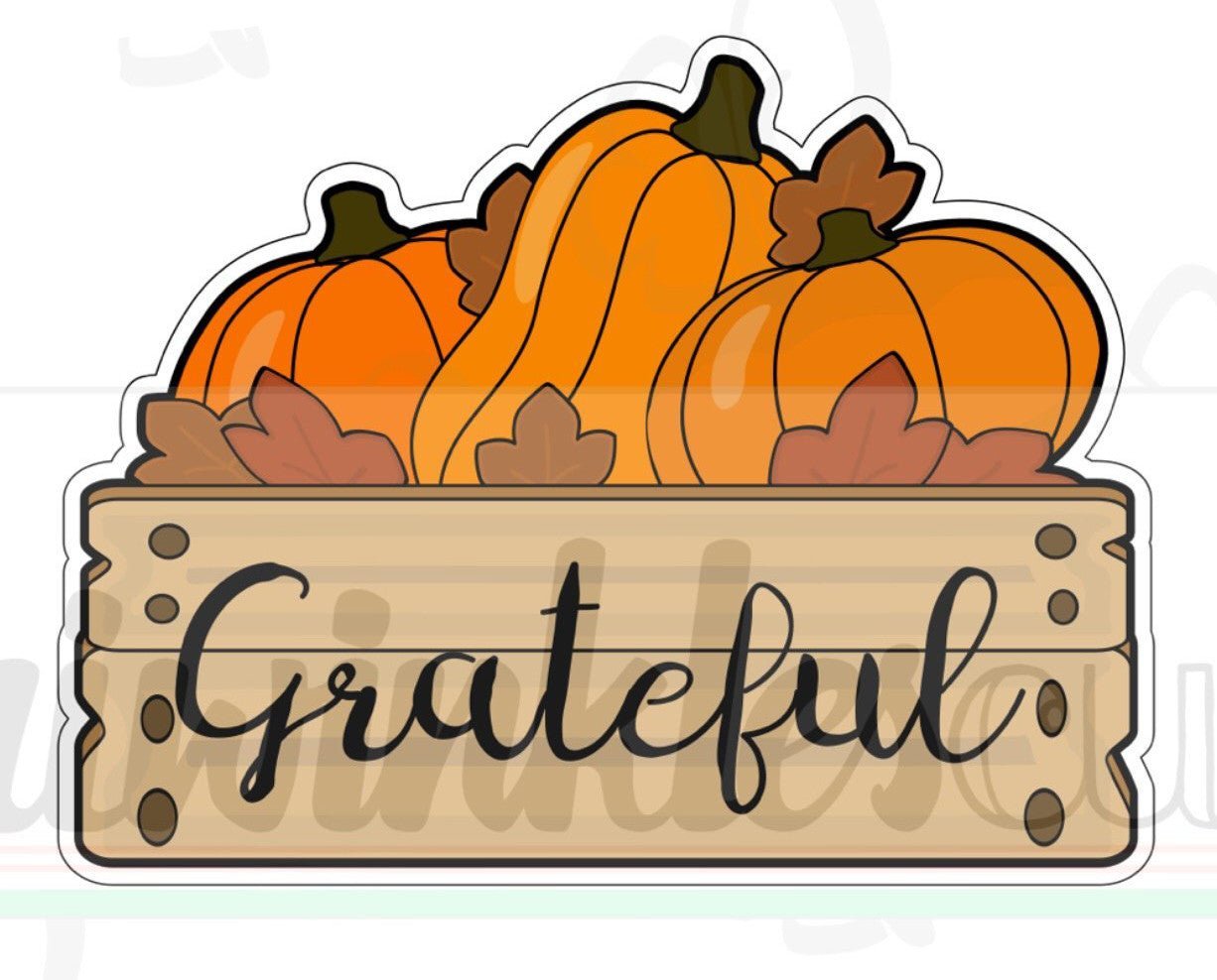 Pumpkin Patch Plaque Cookie Cutter - Periwinkles Cutters