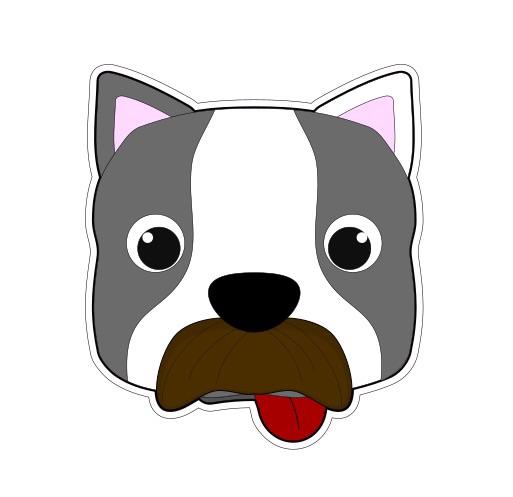 Puppy Pitbull Cookie Cutter - Periwinkles Cutters