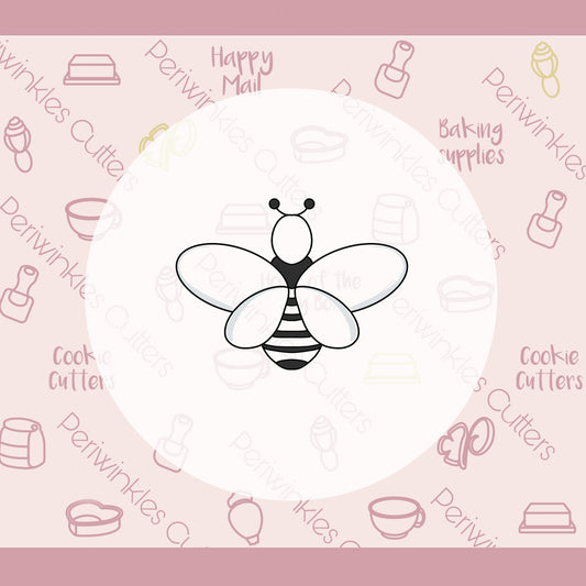 Queen Bee Cookie Cutter - Periwinkles Cutters