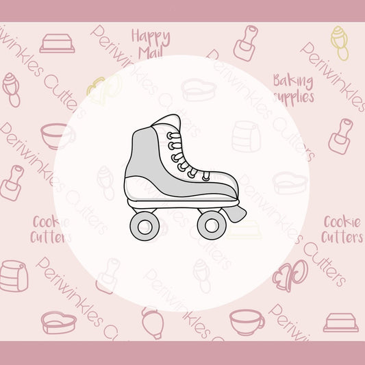 Roller Skates Cookie Cutter - Periwinkles Cutters