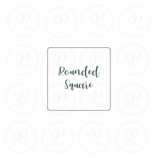 Rounded Corners Square Cookie Cutter - Periwinkles Cutters