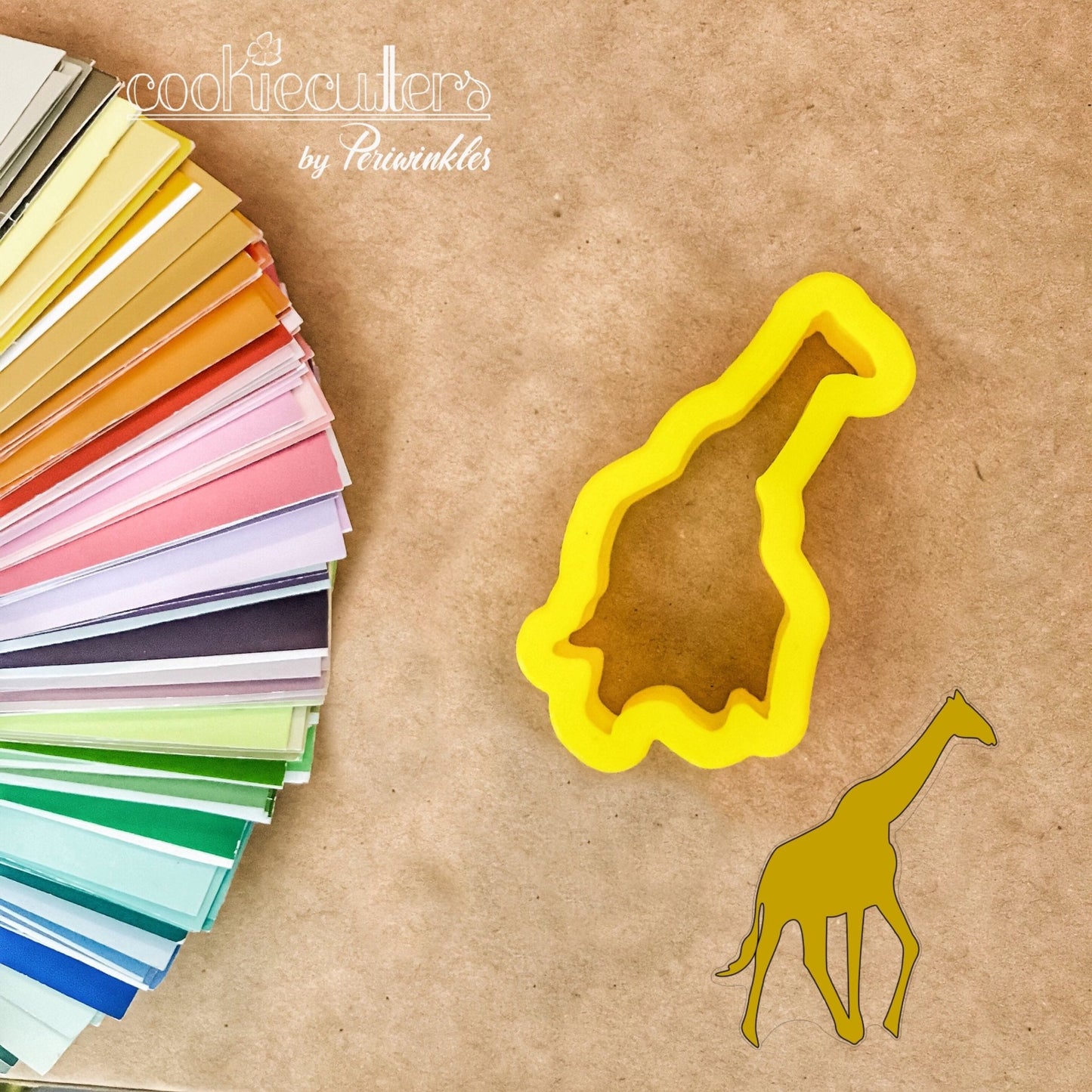 Safari Animals Cookie Cutter - Periwinkles Cutters