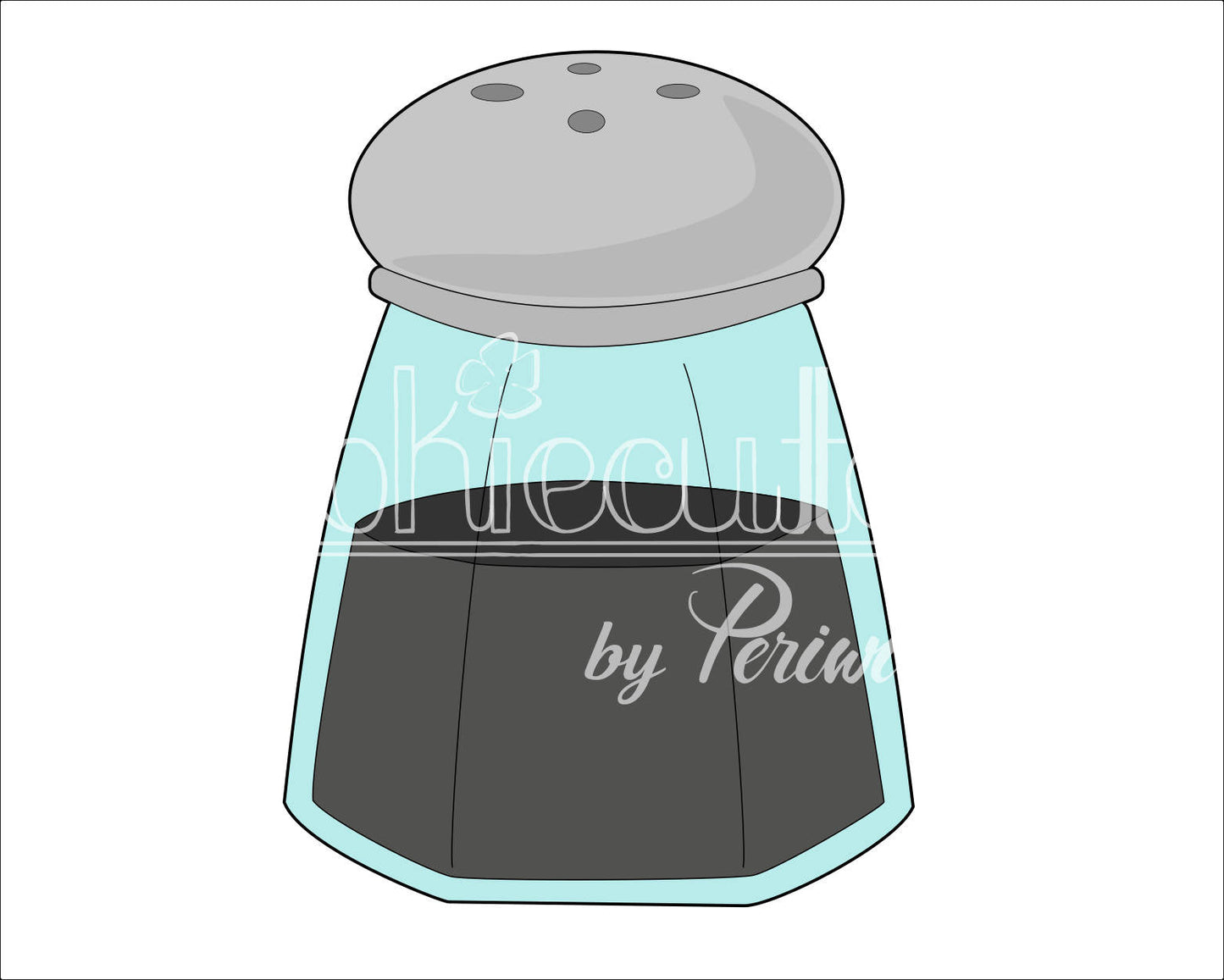 Salt and Pepper Cookie Cutter - Periwinkles Cutters