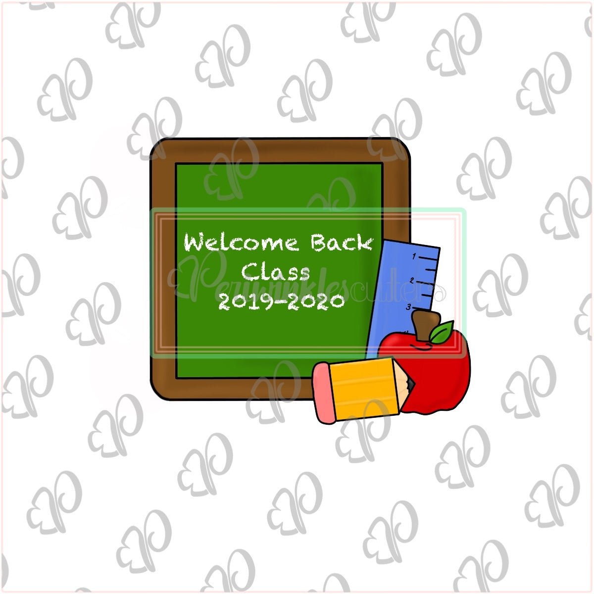 School Frame Cookie Cutter - Periwinkles Cutters