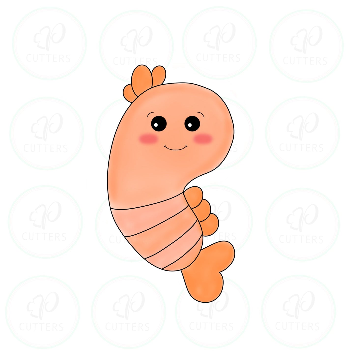 Shrimp Cookie Cutter - Periwinkles Cutters