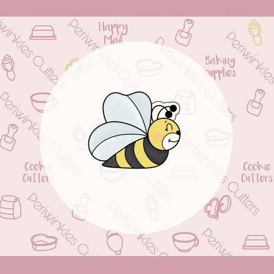 Silly Bumblebee Cookie Cutter - Periwinkles Cutters