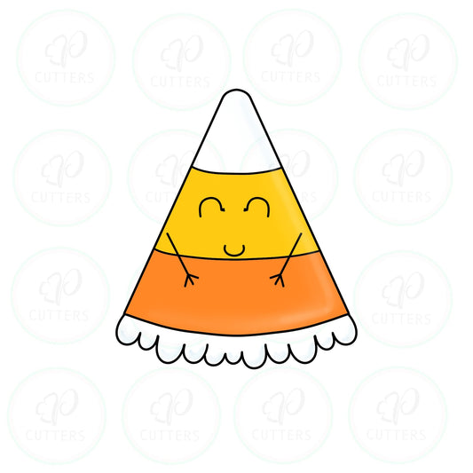 Slice of Pie - Candy Corn Cookie Cutter - Periwinkles Cutters