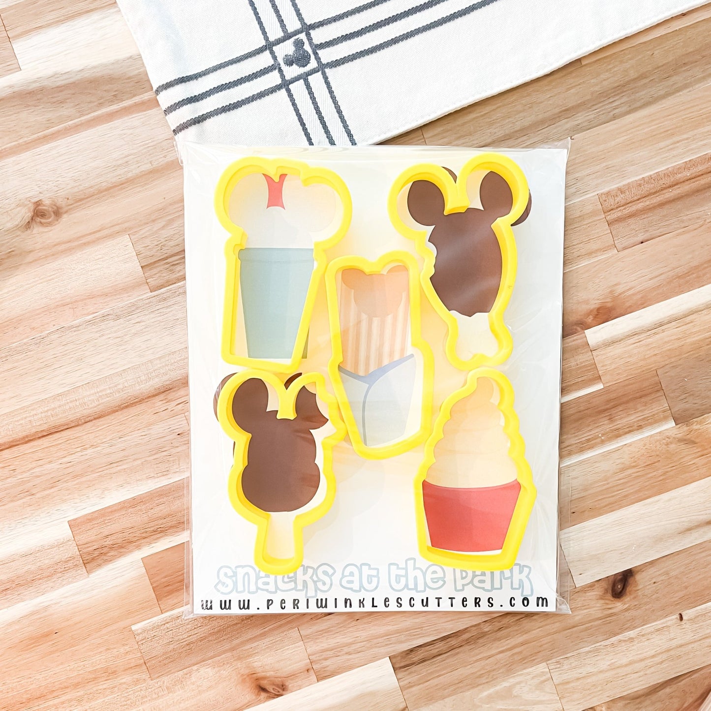 Snacks at the Park 5 Pieces Set - Periwinkles Cutters Cookie Cutters