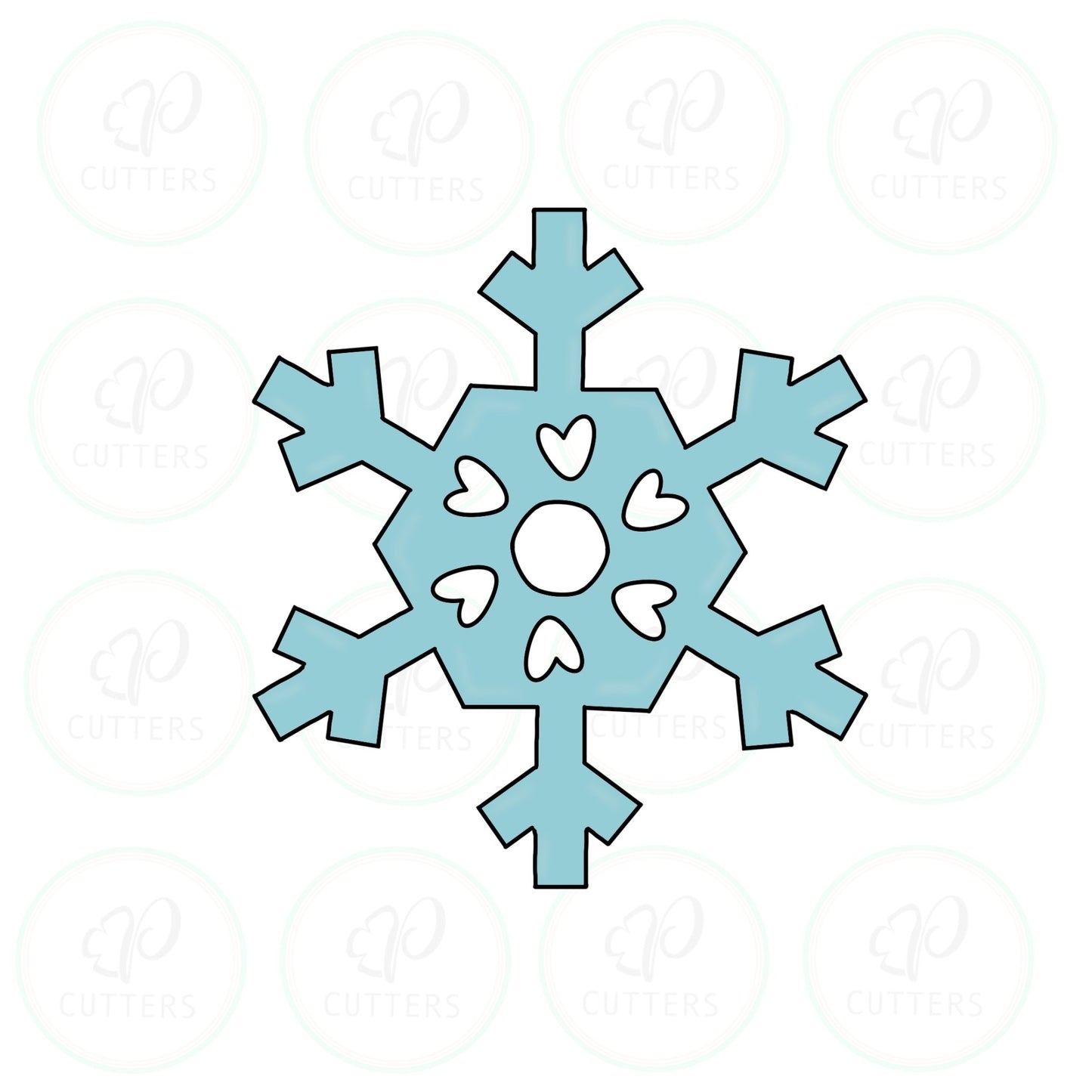 Snowflake 2019 Cookie Cutter - Periwinkles Cutters