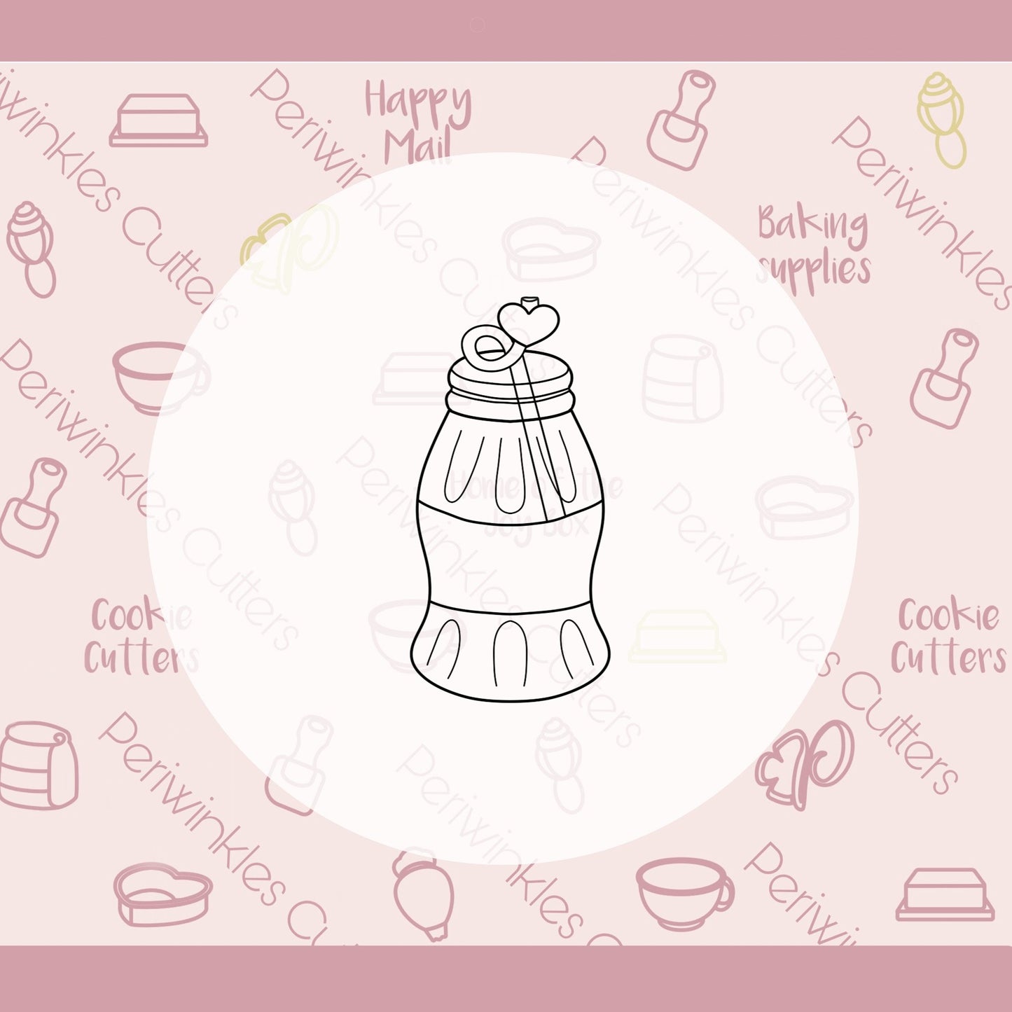 Soda Bottle Cookie Cutter - Periwinkles Cutters