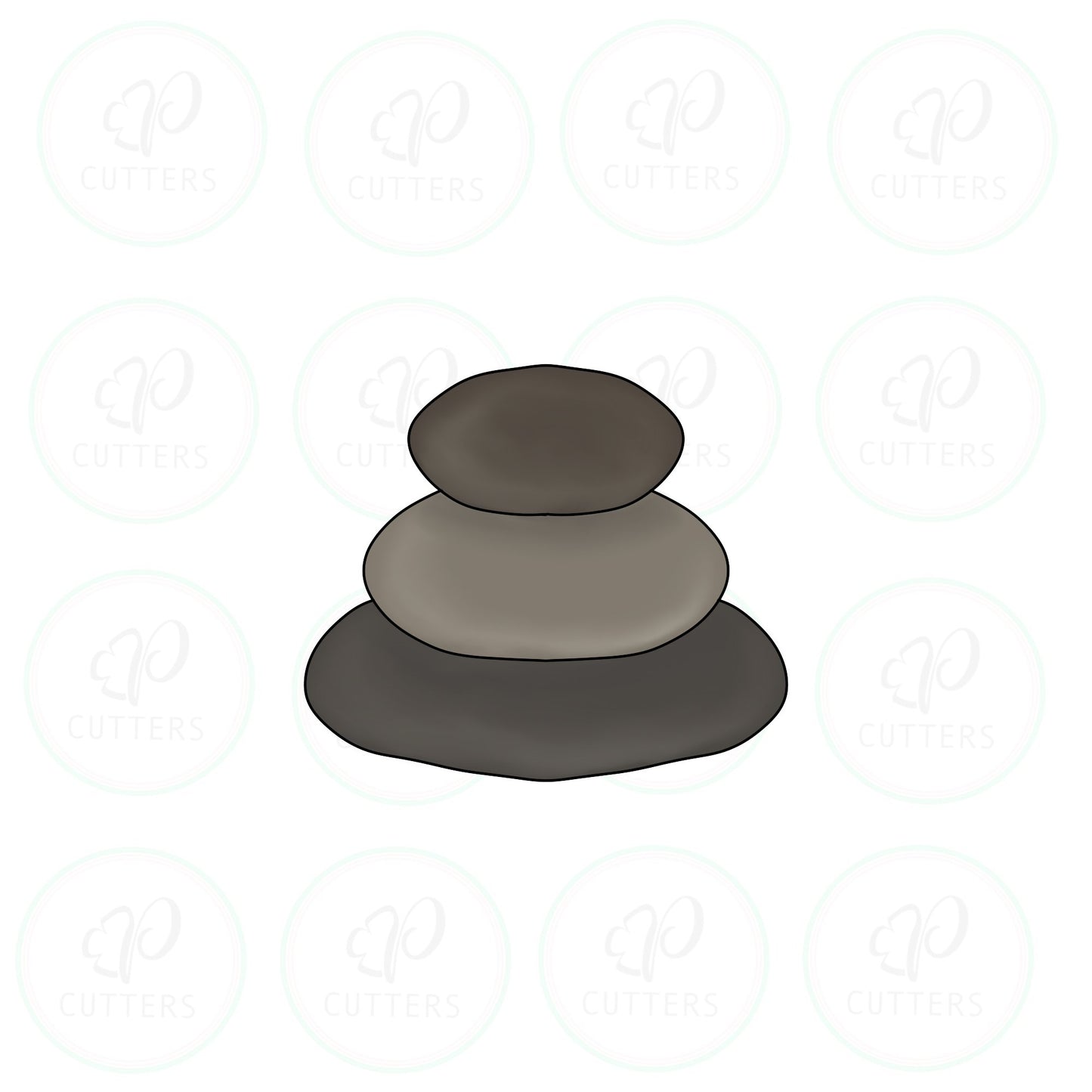 Spa Hot Rocks Cookie Cutter - Periwinkles Cutters