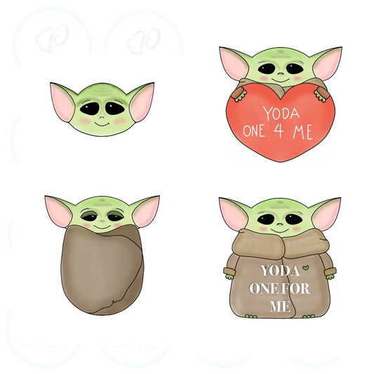 Space Child Head Cookie Cutter - Periwinkles Cutters