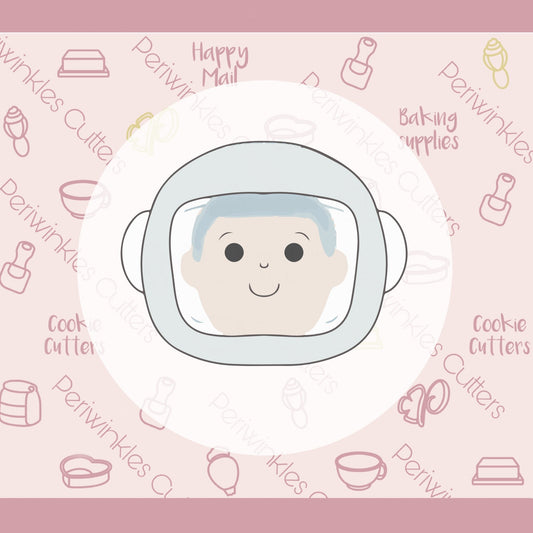 Space Mini 4 Cookie Cutter Set - Planet - Spacecraft - Astronaut - Space Shuttle - Periwinkles Cutters