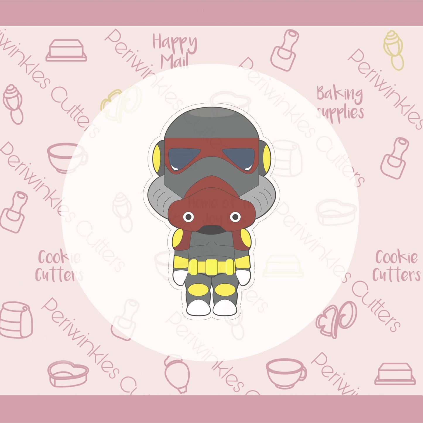 Space Soldier Full Body Cookie Cutter - Periwinkles Cutters