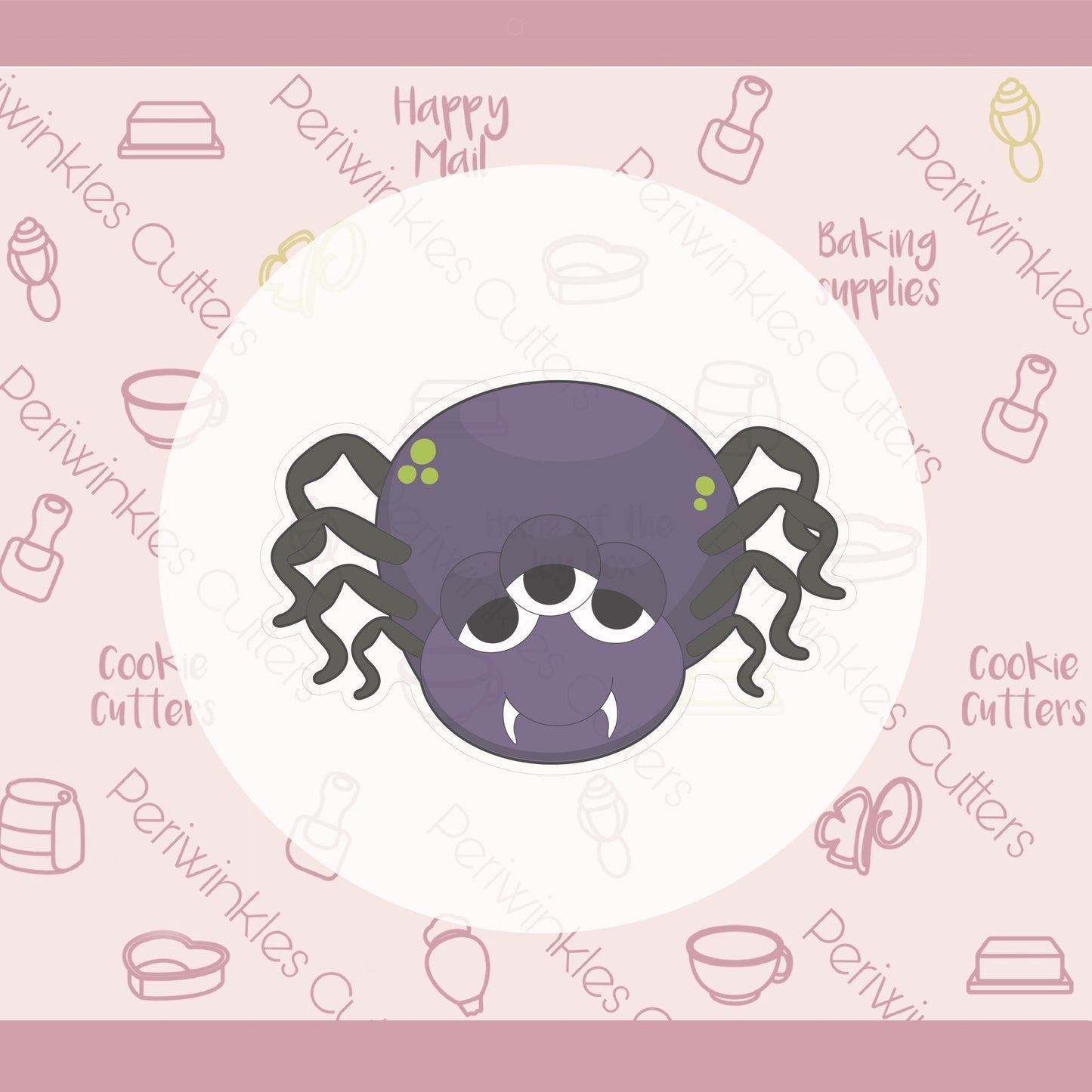 Spider Cookie Cutter - Periwinkles Cutters