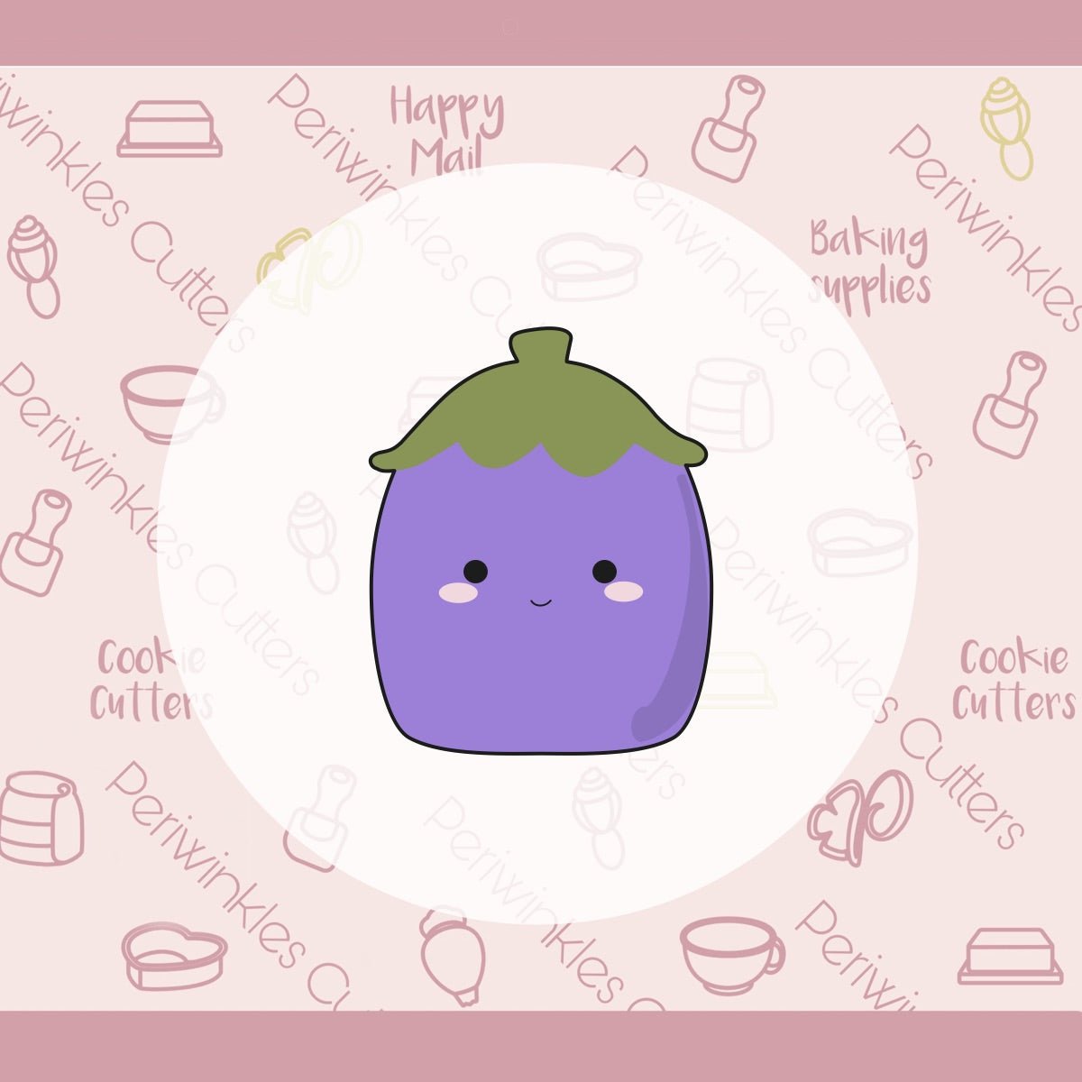 Squish Strawberry Cookie Cutter - Periwinkles Cutters Cookie Cutter