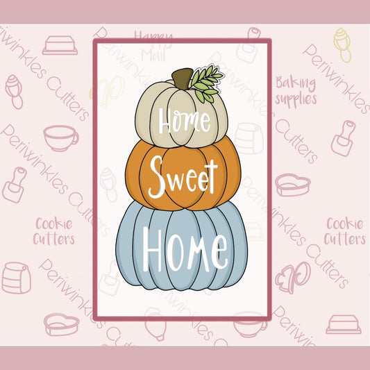 Stack of Pumpkins Set of 3 Cookie Cutter - Periwinkles Cutters
