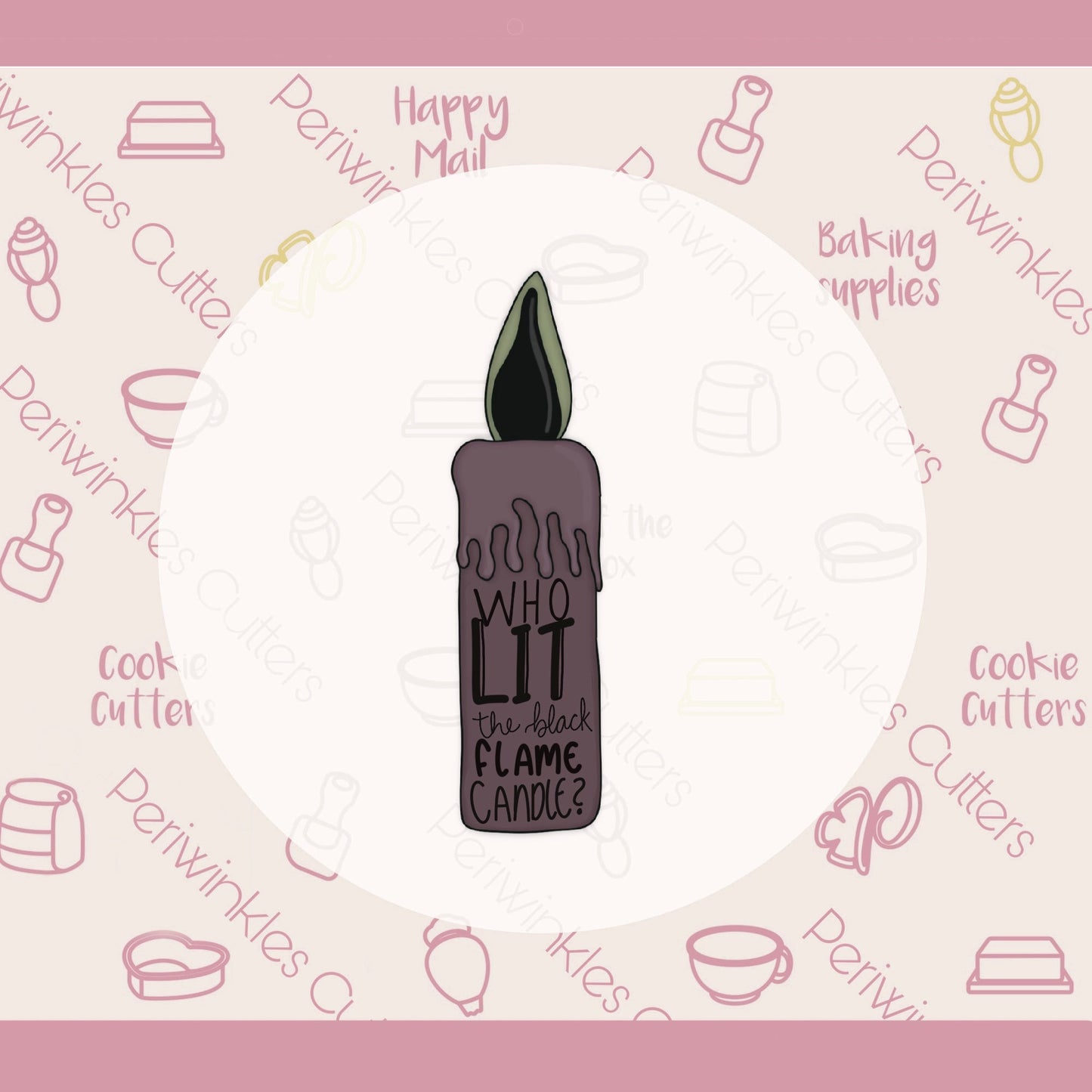 Stick Tallish Candle Cookie Cutter - Periwinkles Cutters