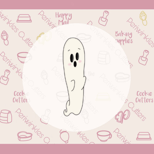 Stick Tallish Ghost Cookie Cutter - Periwinkles Cutters