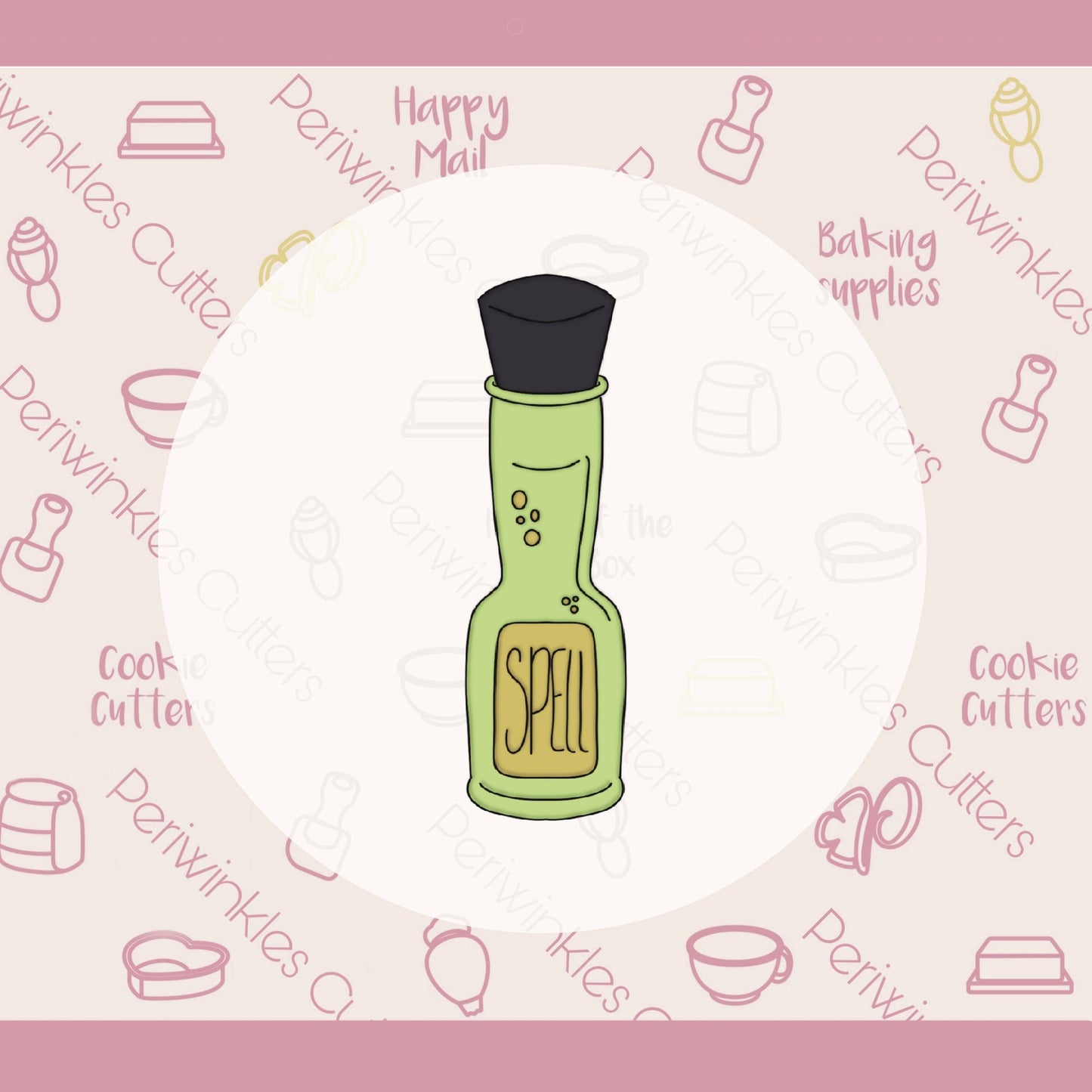 Stick Tallish Potion Bottle Cookie Cutter - Periwinkles Cutters