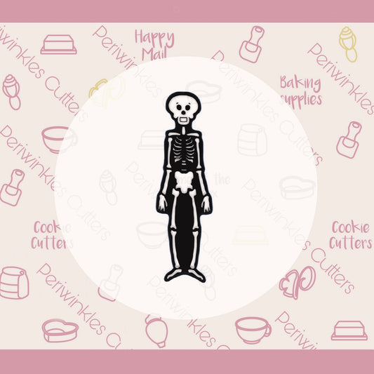 Stick Tallish Skeleton Cookie Cutter - Periwinkles Cutters