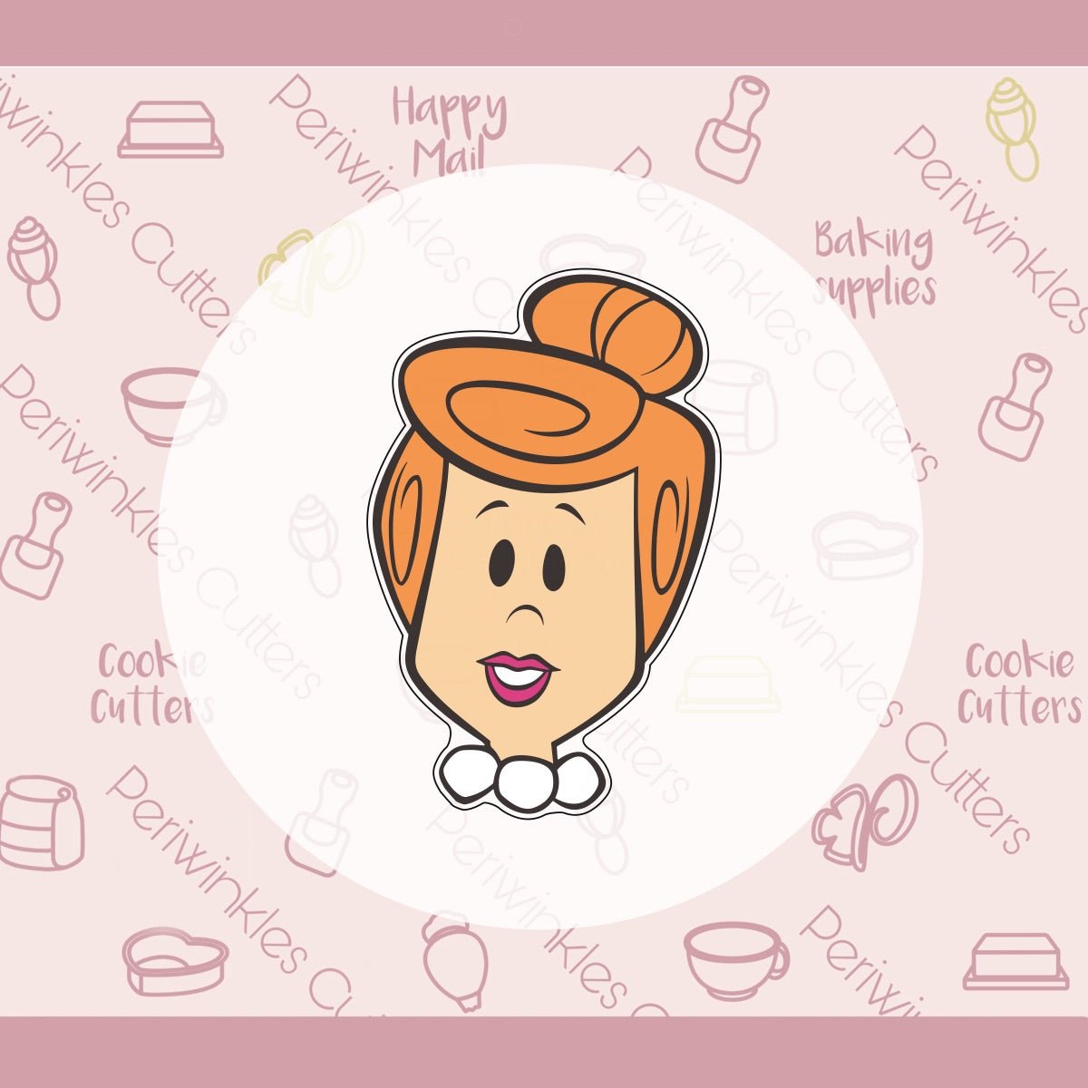 Stone Wilma Cookie Cutter - Periwinkles Cutters Cookie Cutter