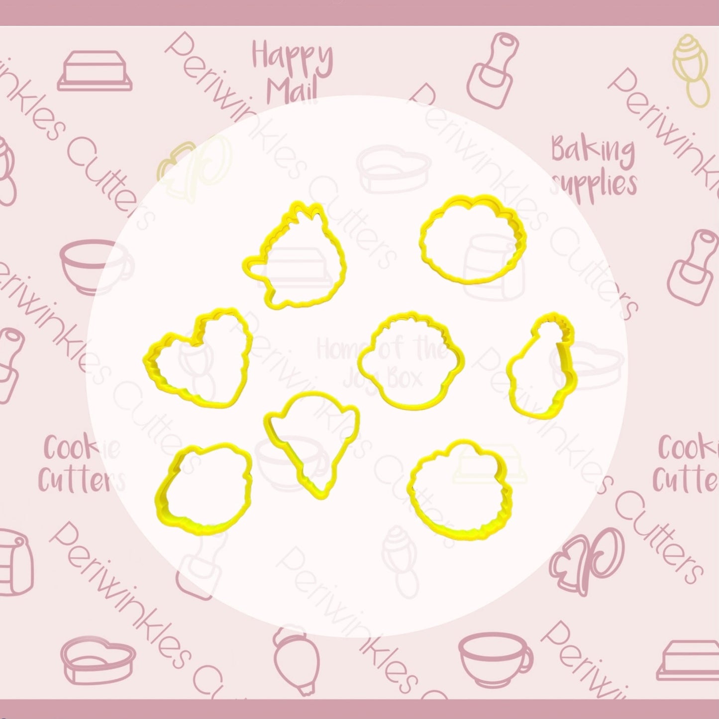 Street Friends Set of 8 Cookie Cutter - Periwinkles Cutters