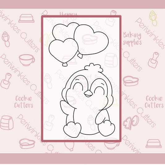 Stuffed Animals Set of 2 Cookie Cutter - Periwinkles Cutters