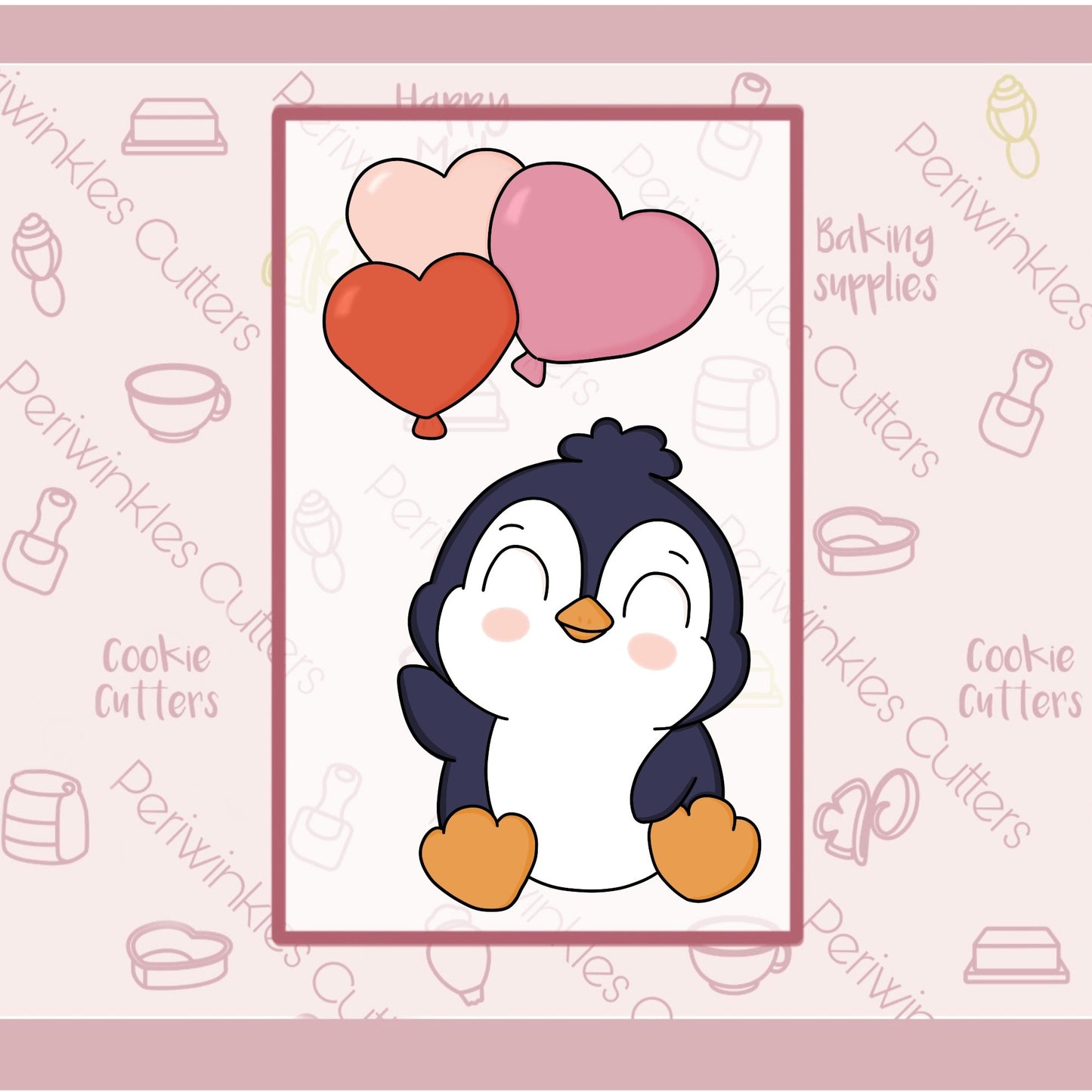 Stuffed Animals Set of 2 Cookie Cutter - Periwinkles Cutters