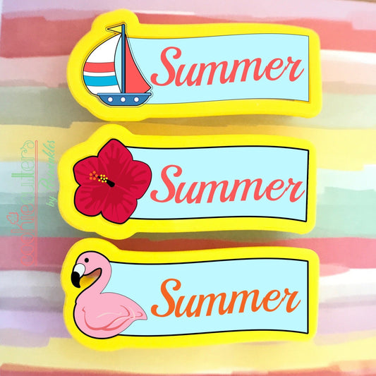 Summer Banners Cookie Cutter - Periwinkles Cutters
