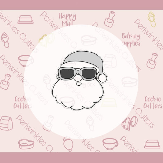 Summer Santa Cookie Cutter - Periwinkles Cutters